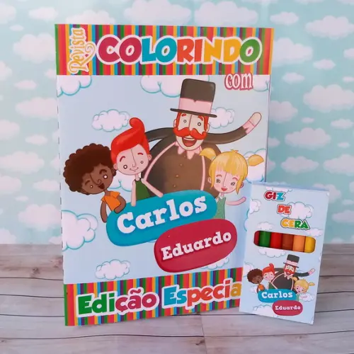 Kit de Colorir Personalizado Mundo Bita