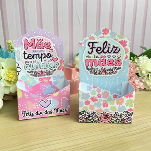 Caixas Sabonete Personalizadas Dia das Mães | Pegue e Monte