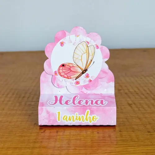 Porta Bis Duplo Personalizado Borboletas