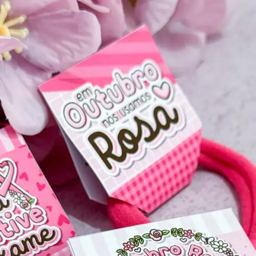 Xuxinhas Personalizadas Outubro Rosa | Pegue e Monte
