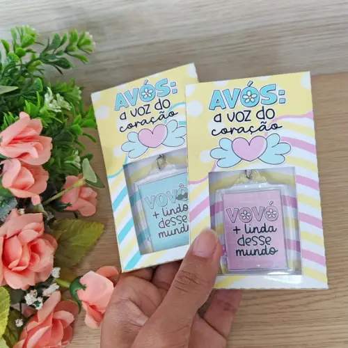 Chaveiro Personalizado Mimo Dia dos Avós