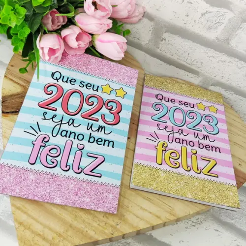 Bloquinho Personalizado Ano Novo 14x9 cm