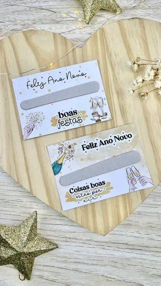 Porta Mini Lixa Ano Novo