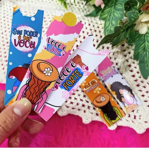 Mini Lixa Brinde Personalizado Dia da Mulher | Pegue e Monte