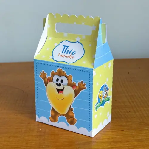 Caixa Joy Baby Looney Tunes Azul | Pegue e Monte