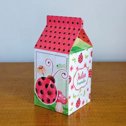 Caixa Milk Joaninha | Pegue e Monte