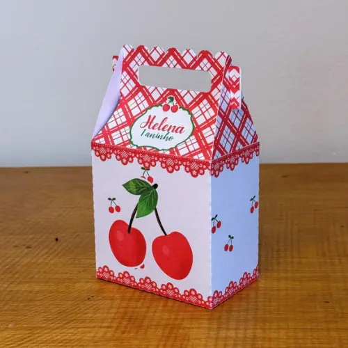 Caixa Joy Cerejinha | Pegue e Monte
