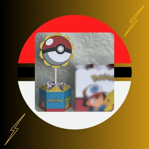 Pegue e Monte - 10 Centro de Mesa Pokémon