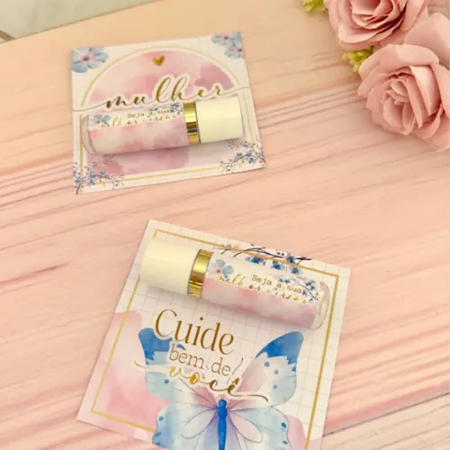 Card Personalizado com Manteia de Cacau Dia da Mulher