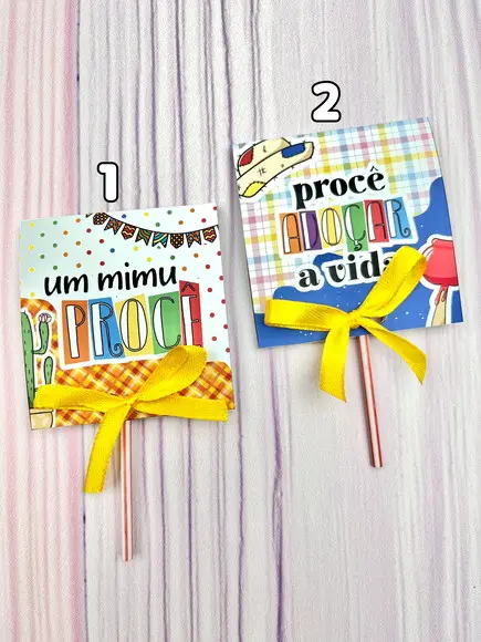 Pirulito Personalizado Festa Junina