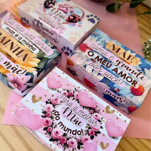 20 Caixas Personalizadas Dia das Mães
