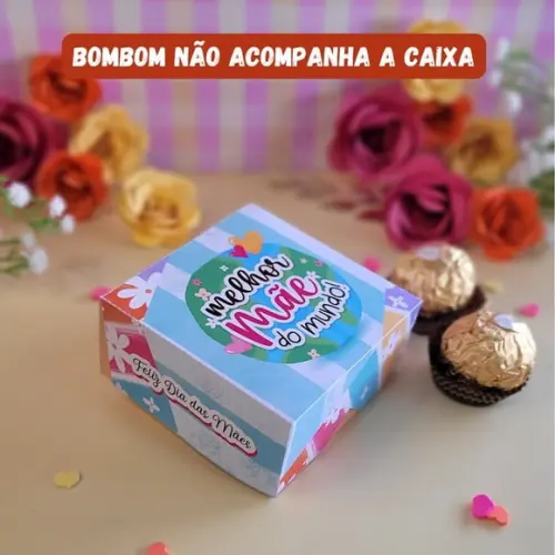 20 Caixas Personalizadas Dia das Mães | Pegue e Monte