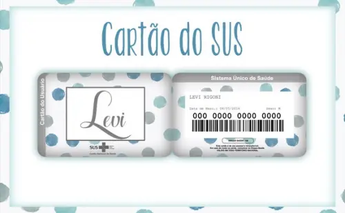Cartão do Sus Personalizado Poá