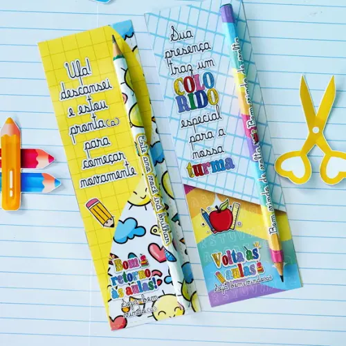 Card Lápis Kit Volta Ás Aulas