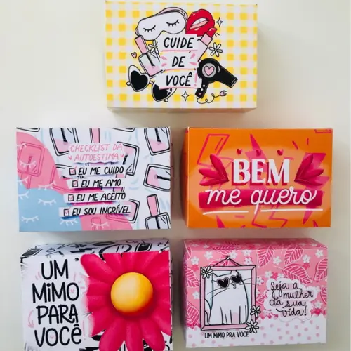 20 Caixas Personalizadas Dia da Mulher