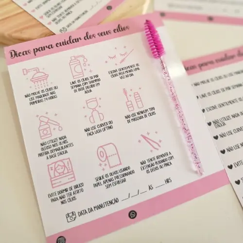 Card com bala personalizada e mimo