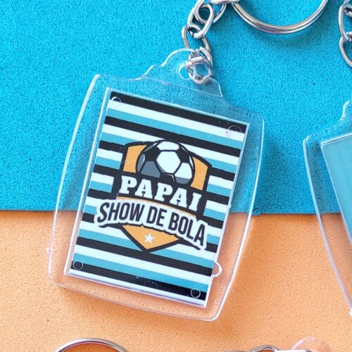 10 Chaveiros Personalizados Brinde Dia dos Pais