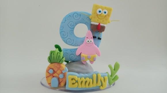 Vela Personalizada Bob Esponja