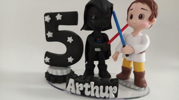 Topo de Bolo Star Wars