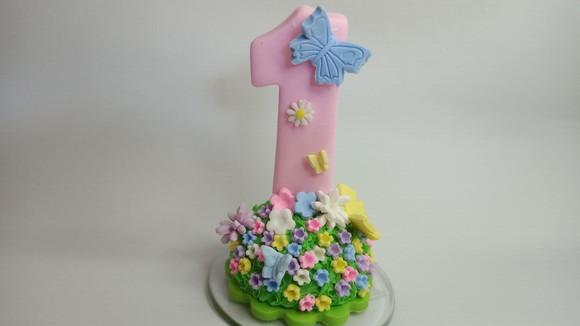 Vela de Aniversário Jardim Pronta Entrega