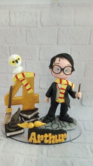 Topo de Bolo Harry Potter