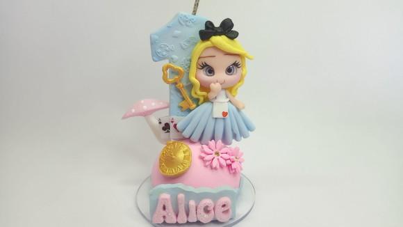 Vela Personalizada de Biscuit Alice