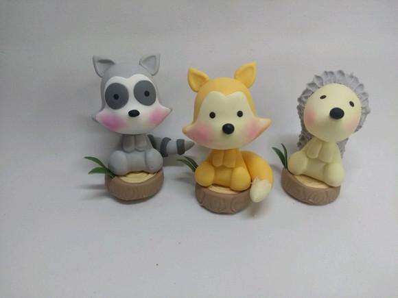 Kit Apliques Bichinhos da Floresta