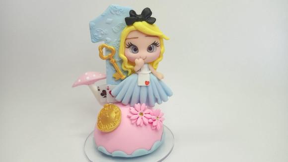 Velinha Personalizada de Biscuit Alice