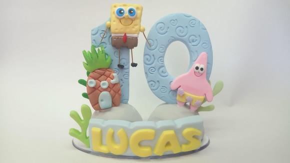 Vela Personalizada Bob Esponja