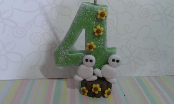 Vela de Biscuit Frozen Fever