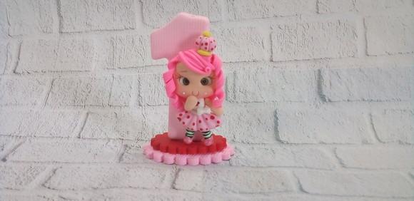 Vela personalizada moranguinho