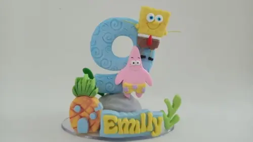 Vela Personalizada Bob Esponja