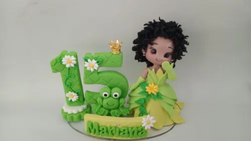 Topo Debutante Temático Princesa e o Sapo