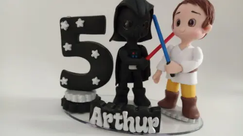 Topo de Bolo Star Wars