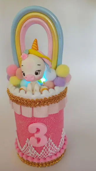 Kit Cofrinho Personalizado de Luxo Unicórnio