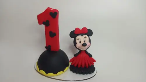 Vela 1 Ano Minnie