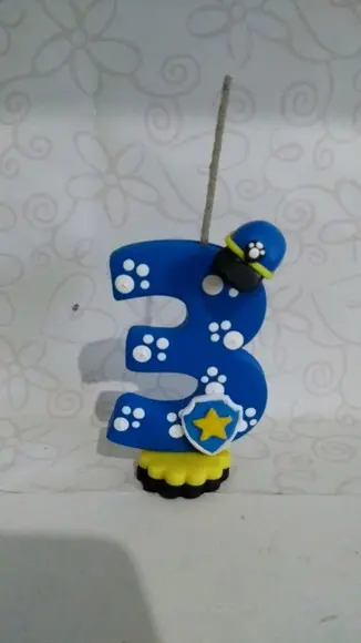 Vela de Biscuit Patrulha Canina Chase