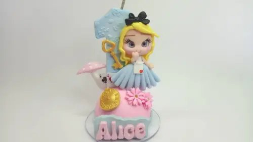 Vela Personalizada de Biscuit Alice