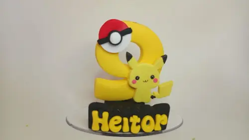 Velinha Personalizada Pikachu