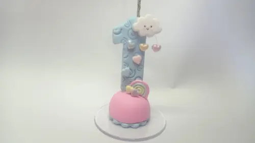 Vela Personalizada Chuva de Amor