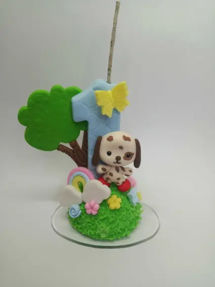 Velinha Personalizada de Biscuit Bobbie Goods