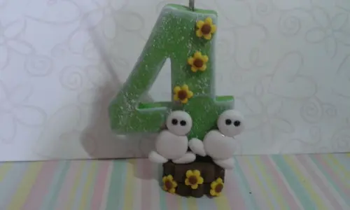 Vela de Biscuit Frozen Fever