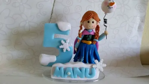 Topinho de Bolo Frozen