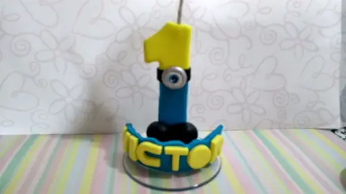 Vela Minions com Nome