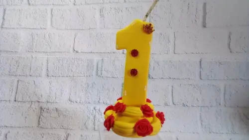 Vela de Biscuit Bela e a Fera