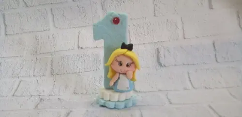 Vela personalizada alice