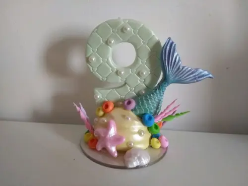Vela de Biscuit Calda de Sereia