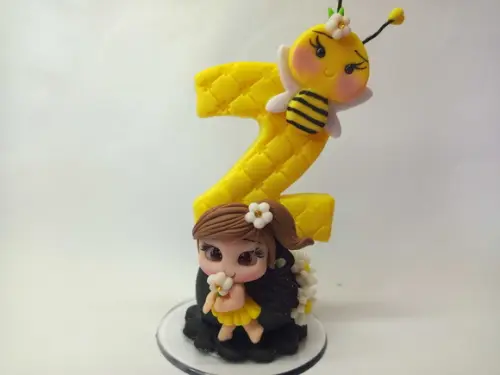 Vela de Aniversário Abelhinha