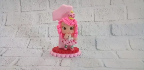 Vela personalizada moranguinho