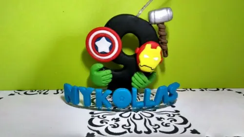 Vela com Nome Vingadores